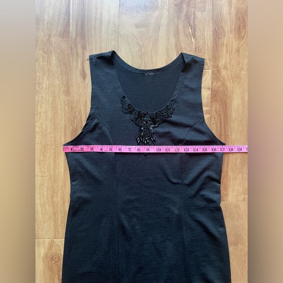 Vintage 1990's Little Black Mini Tank Dress Swimsuit Cover-up - Picture 5 of 9